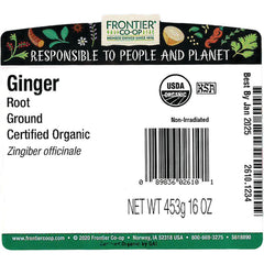 Organic Ground Ginger Root