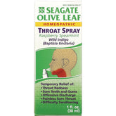 Olive Leaf Homeopathic Throat Spray - Raspberry Spearmint