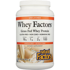 Whey Factors Grass Fed Whey Protein - Unflavored
