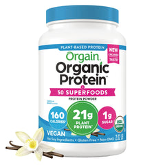 Organic Protein + 50 Superfoods Protein Powder - Vanilla Bean