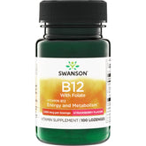 Vitamin B12 with Folate - Strawberry Flavor