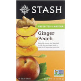 Green Tea & Matcha - Ginger Peach
