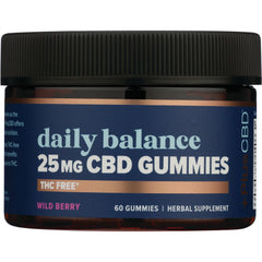 Daily Balance CBD Gummies - Wild Berry