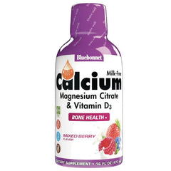 Liquid Calcium, Magnesium Citrate & Vitamin D3 - Mixed Berry