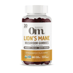 Lion's Mane Mushroom Gummies - Strawberry