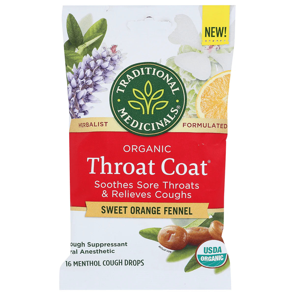 Organic Throat Coat - Sweet Orange Fennel