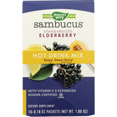 Sambucus Standardized Elderberry Hot Drink Mix - Honey Lemon-Berry