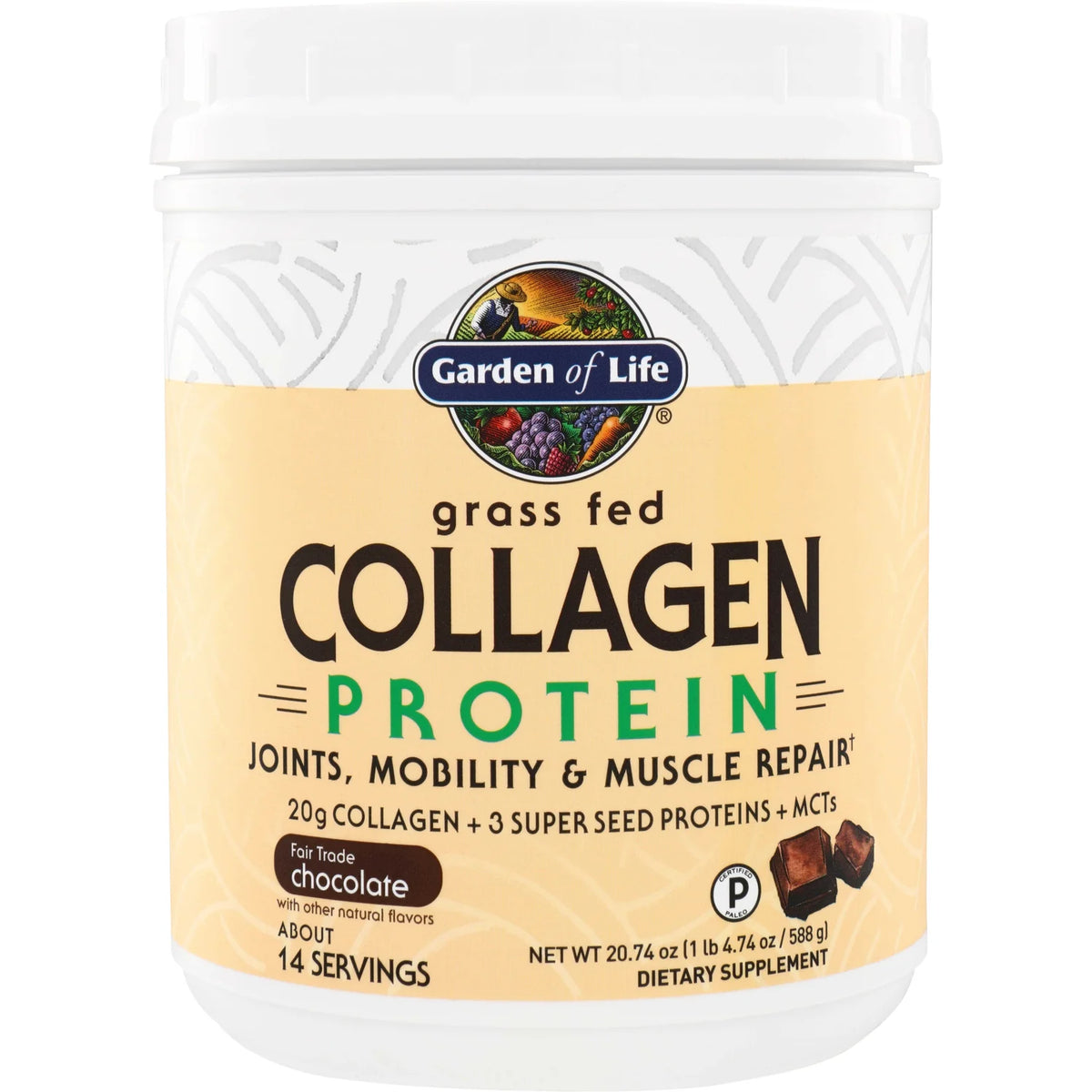 Grass Fed Collagen Protein - Chocolate