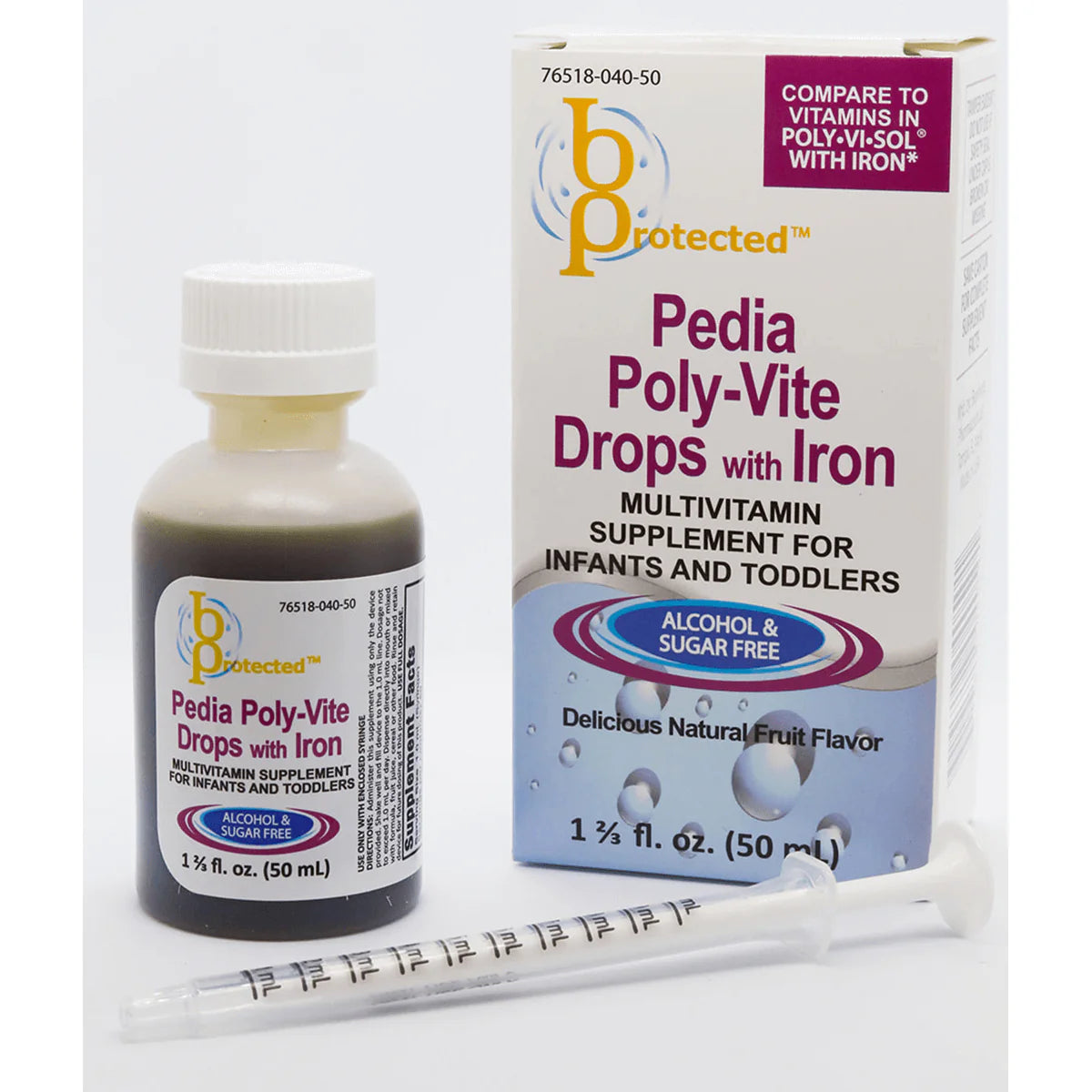 Pedia Poly-Vite Drops with Iron