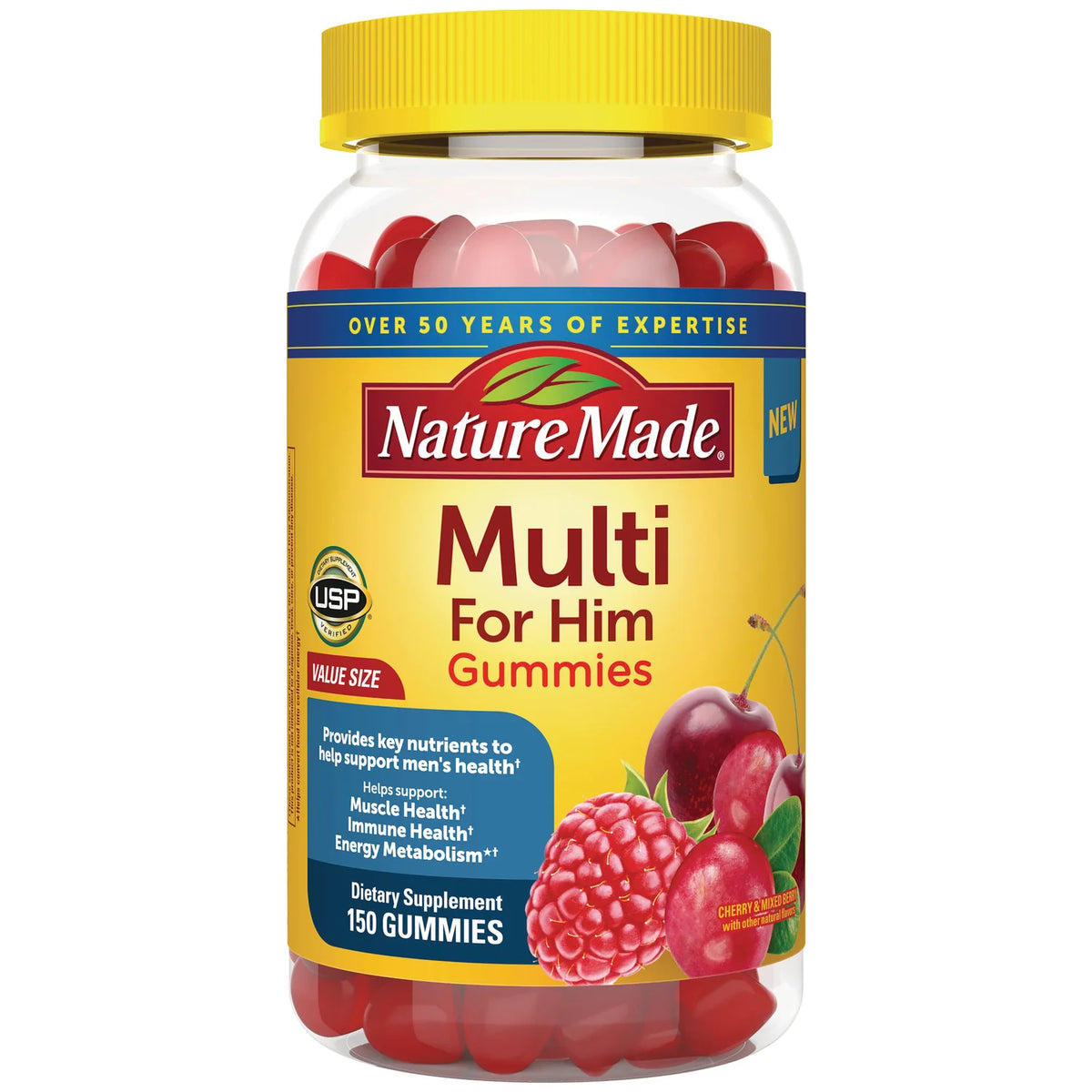 Multi For Him Gummies - Cherry & Mixed Berry