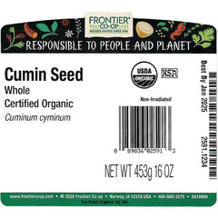 Organic Whole Cumin Seed