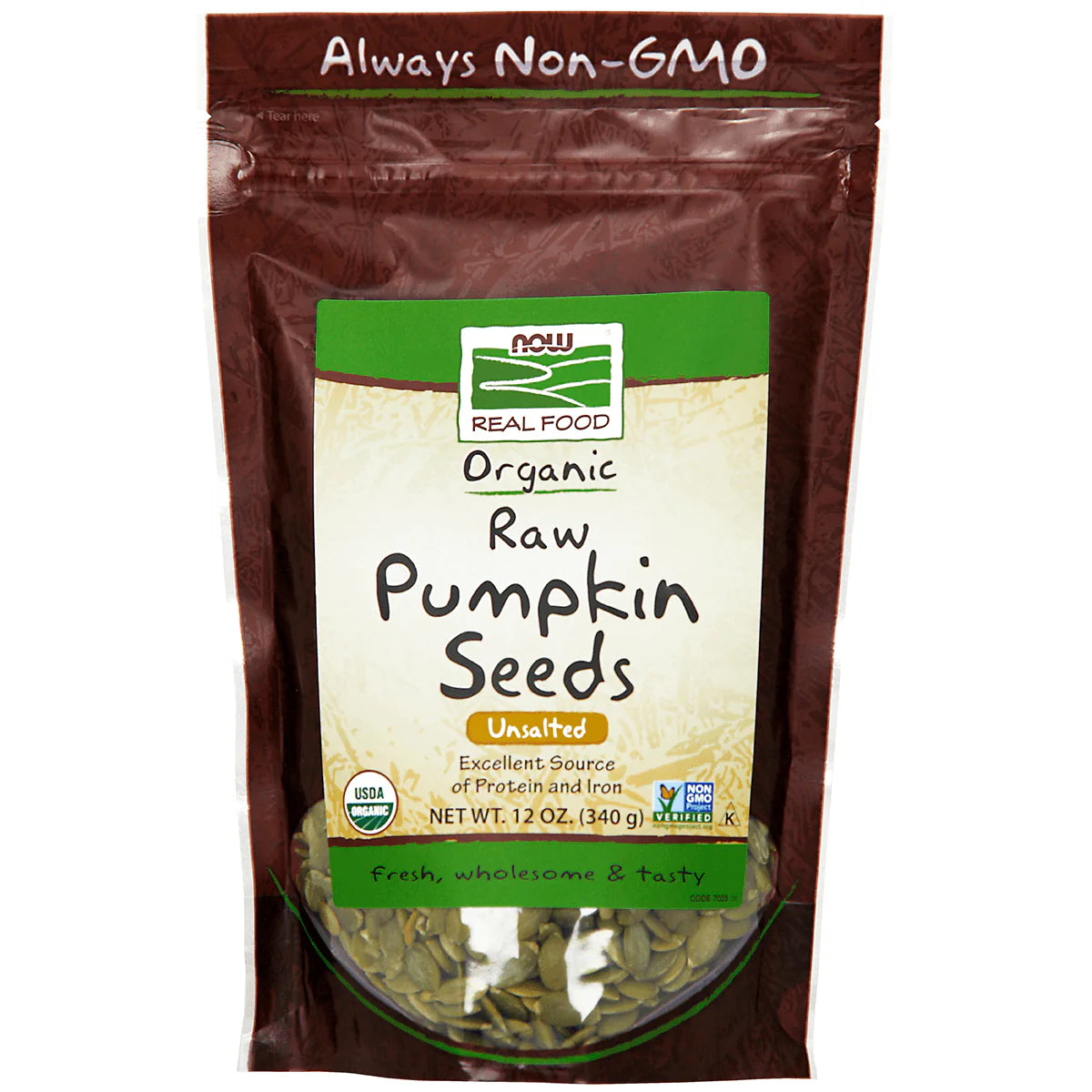 Organic Raw Pumpkin Seeds - Unsalted