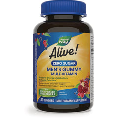 Alive! Zero Sugar Men's Gummy Multivitamin - Peach