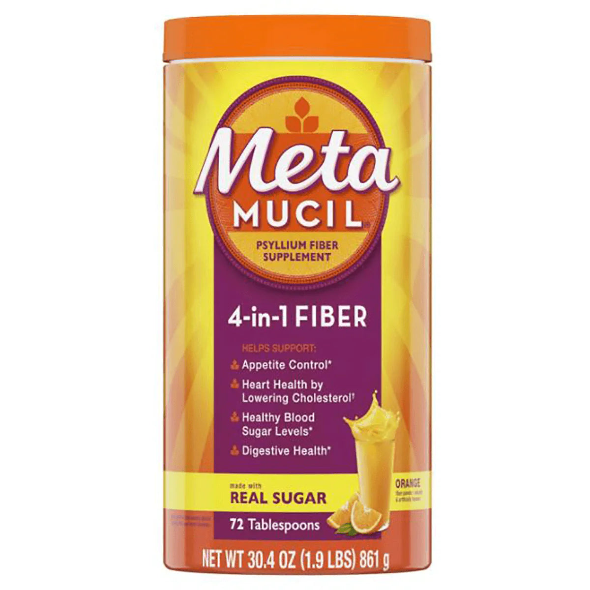 Psyllium 4 in 1 Fiber - Orange