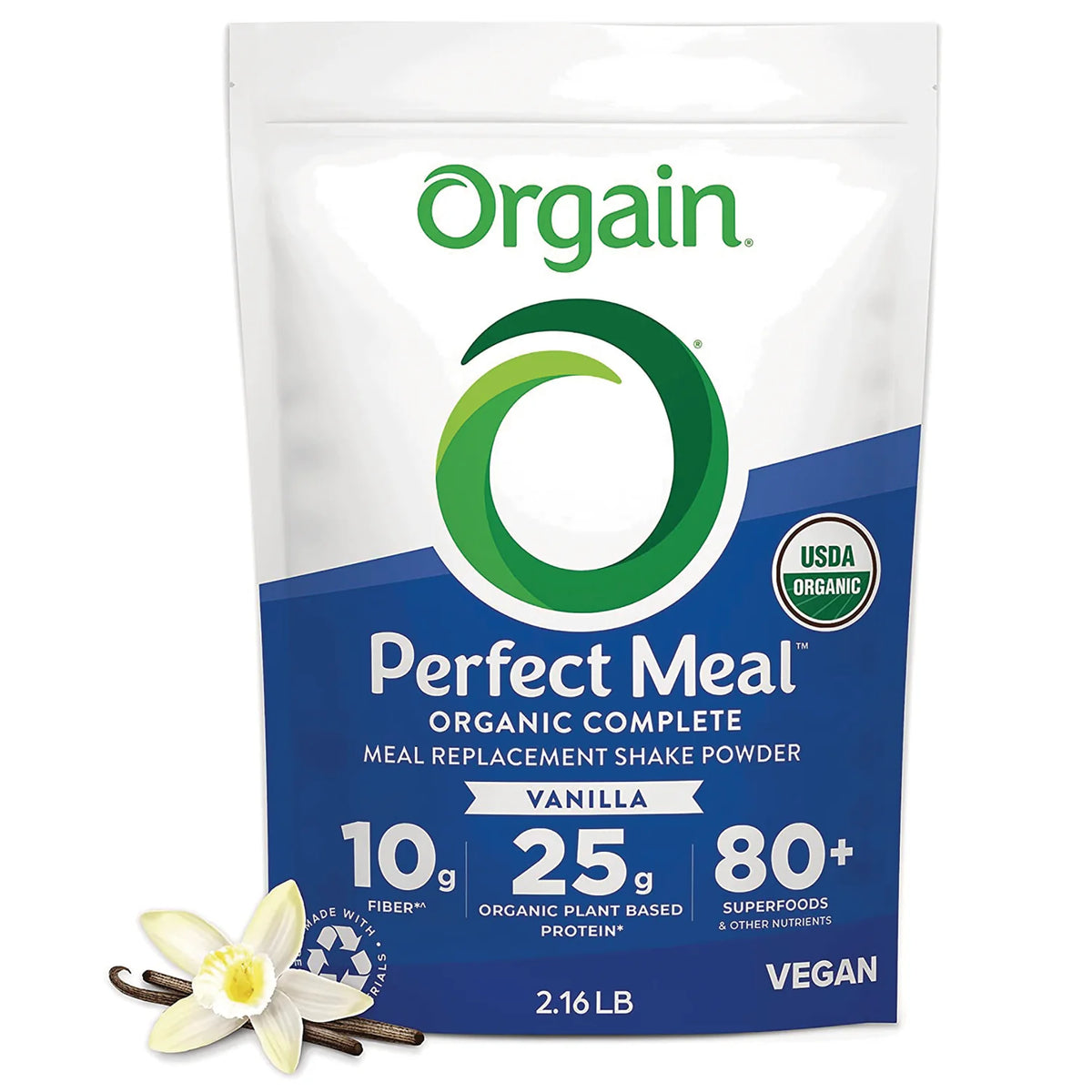 Organic Perfect Meal Powder - Vanilla
