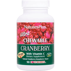Ultra Chewable Cranberry with Vitamin C - Cranberry/Strawberry