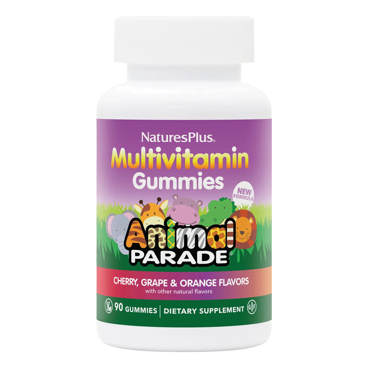 Multivitamin Gummies Animal Parade - Cherry, Grape & Orange