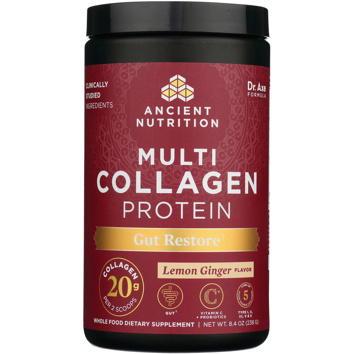 Multi Collagen Protein Gut Restore - Lemon Ginger