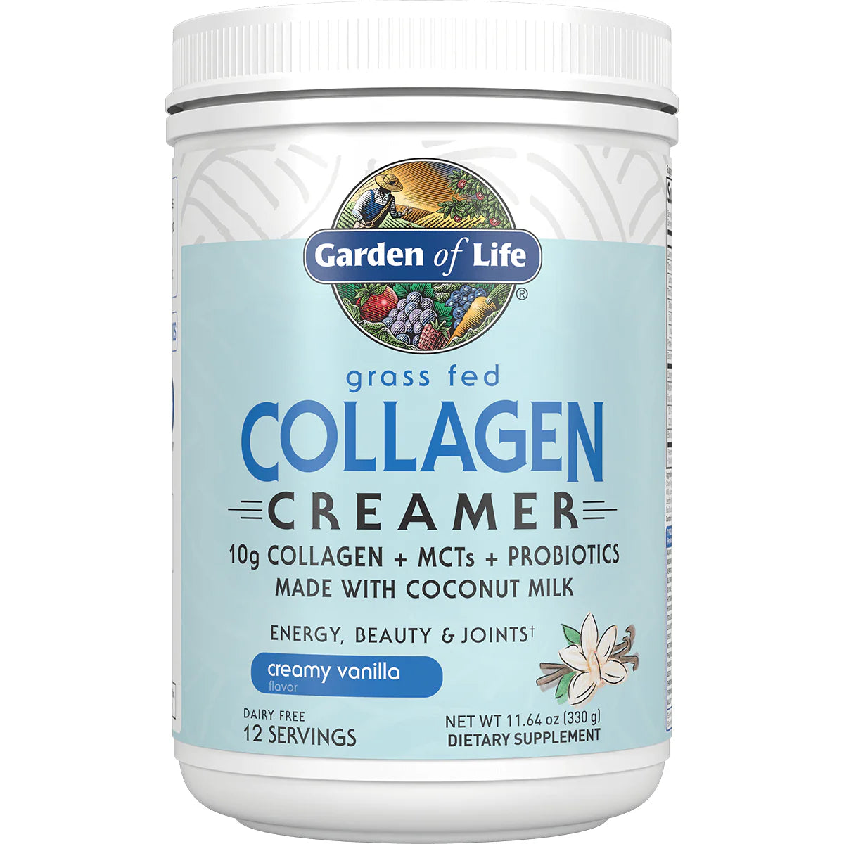 Grass Fed Collagen Creamer - Creamy Vanilla