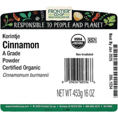 Organic Korintje Cinnamon A Grade Powder