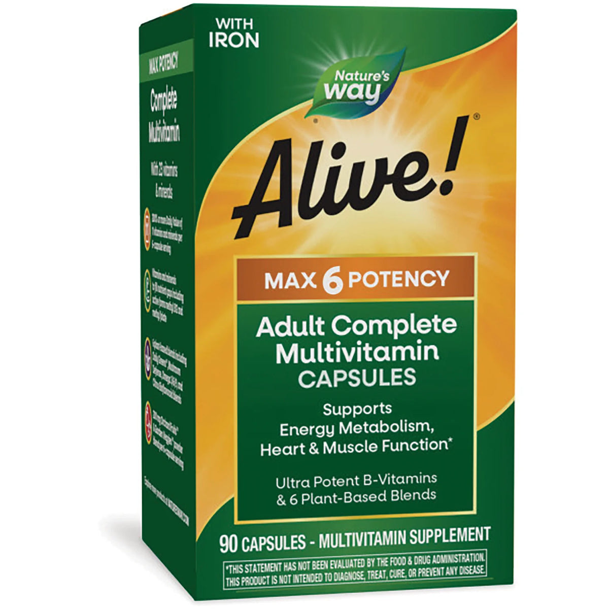 Alive! Max 6 Potency Adult Complete Multivitamin