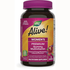 Alive! Women's Gummy Multivitamin - Grape, Cherry & Blueberry