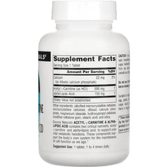Acetyl L-Carnitine & Alpha Lipoic Acid