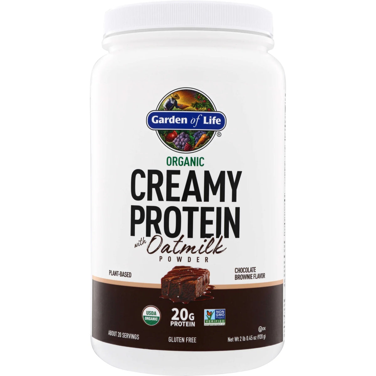 Organic Creamy Protein with Oatmilk Powder - Chocolate Brownie