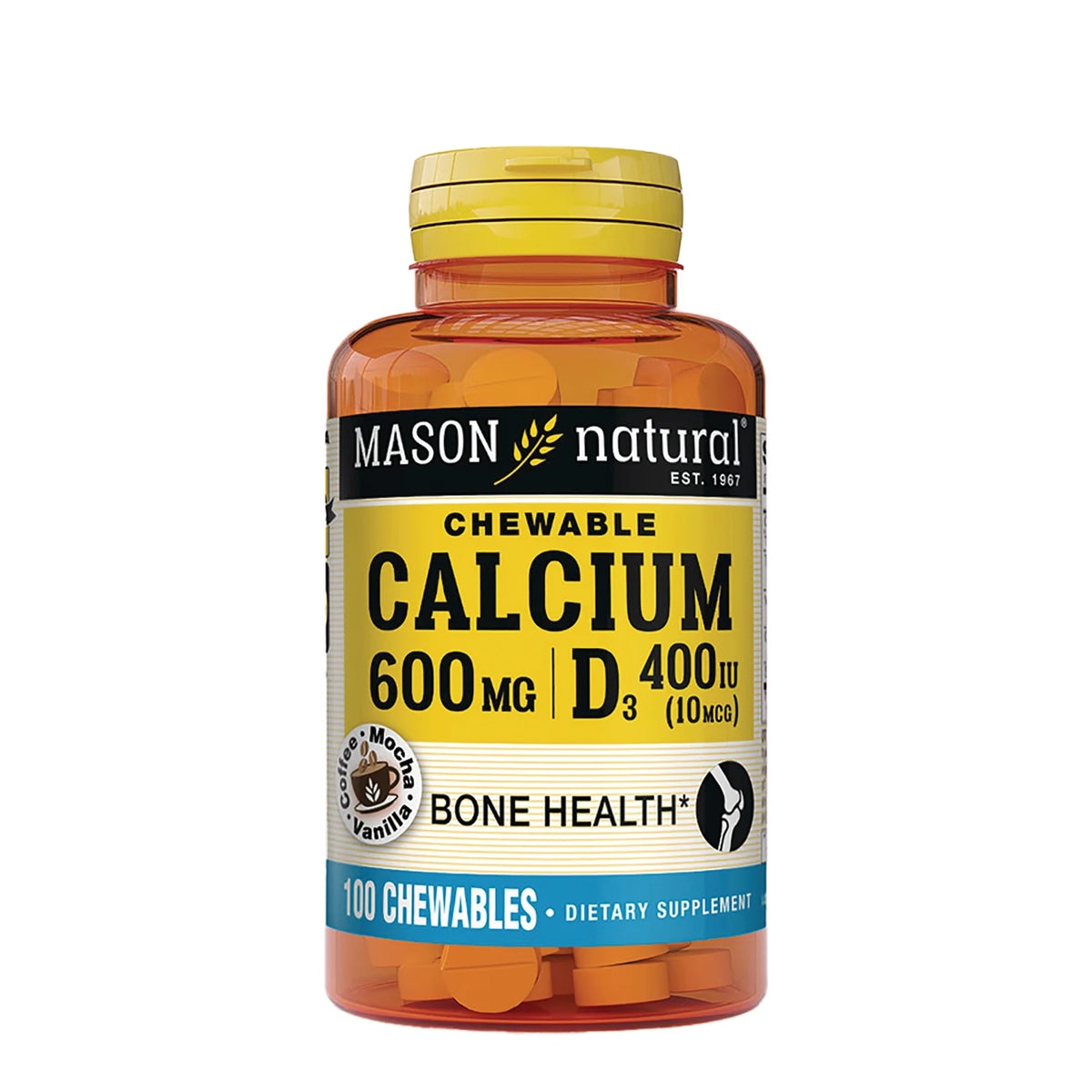 Chewable Calcium 600 + D3 - Coffee Mocha Vanilla