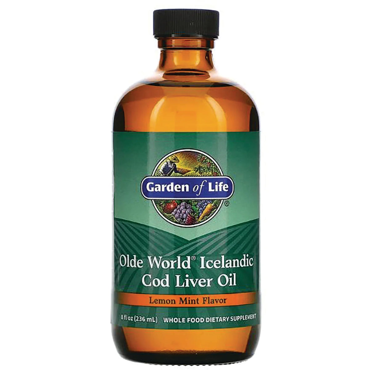 Olde World Icelandic Cod Liver Oil - Lemon Mint
