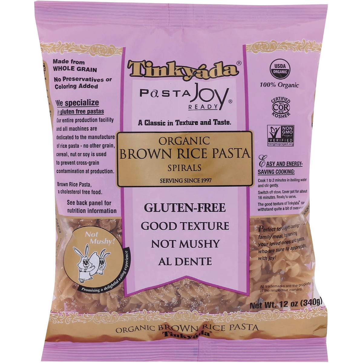 Organic Brown Rice Pasta - Spirals