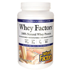 Whey Factors Grass Fed Whey Protein - Natural French Vanilla