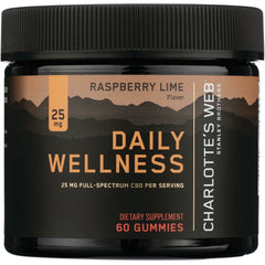 CBD Daily Wellness Gummies - Raspberry Lime