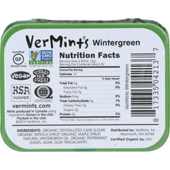 Organic Mints - Wintergreen