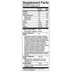 Organic Mushrooms + Protein - Creamy Vanilla Bean