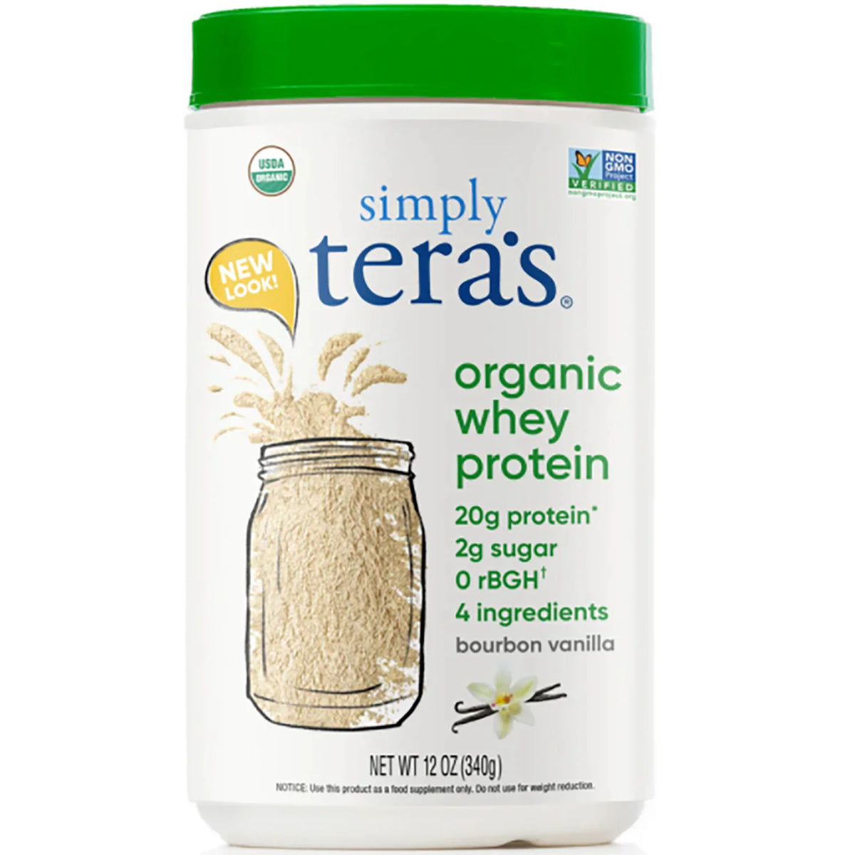 Organic Whey Protein - Bourbon Vanilla