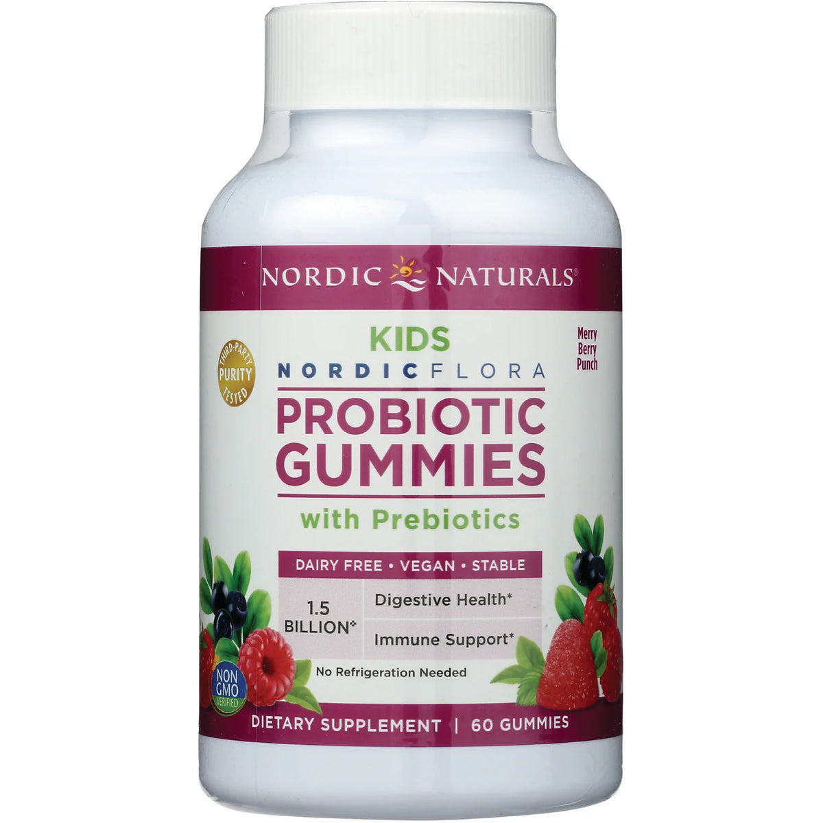 Kids Nordic Flora Probiotic Gummies - Merry BerryPunch